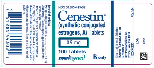 Cenestin® 0.9 mg Primary Packaging Label