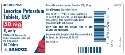 Bottle Label, 50 mg, 30's
