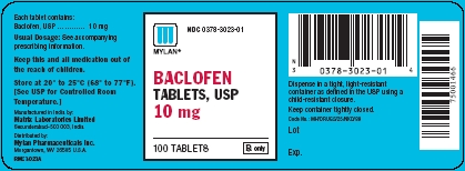 Baclofen 10 mg Tablet Bottles