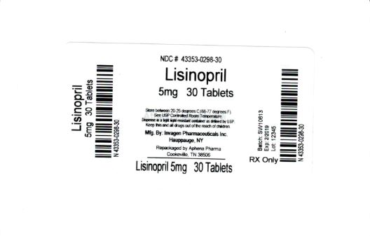 Lisinopril Tablets 5mg 30 Tablets