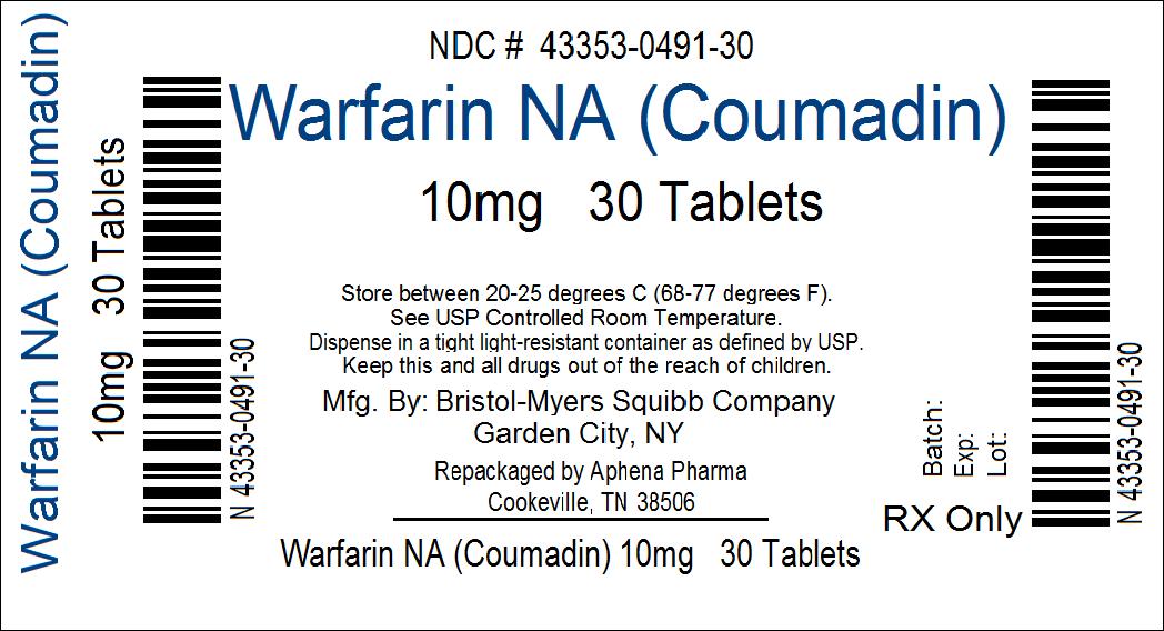 COUMADIN 10mg Tablets