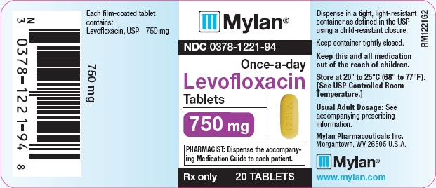 Levofloxacin Tablets 750 mg Bottles