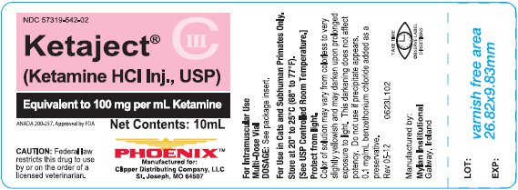 Ketaject 100 mg/mL Vial