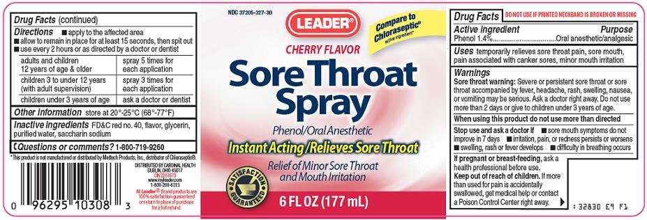 Sore Throat Spray Label