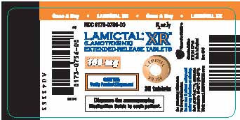 Lamictal XR Bottle Label x 100 mg