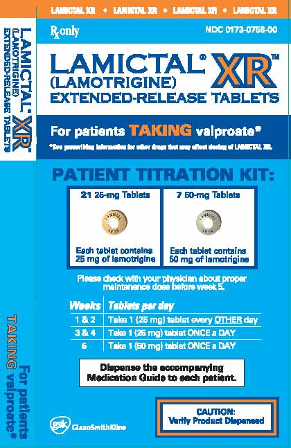 Lamictal XR Patient Titration Kit (Blue XR Kit)