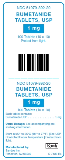 Bumetanide 1 mg Tablets