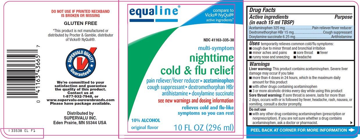 NightTime Cold & Flu Relief Label Image 1