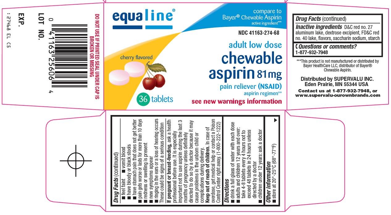 Chewable Aspirin 81 mg Carton Image 1