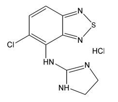 Tizanidine Structural Formula