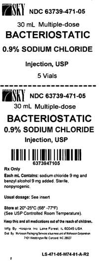 Sodium Chloride Bacteriostatic Label