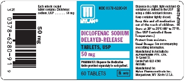 Diclofenac Sodium Delayed-Release Tablets 50 mg Bottles