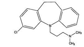 Chemical Structure - Clomipramine HCL