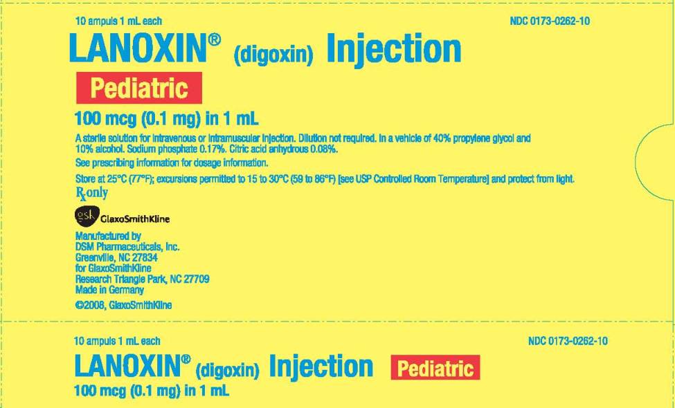 LANOXIN Injection Pediatric Label Image - 0.1mg/mL