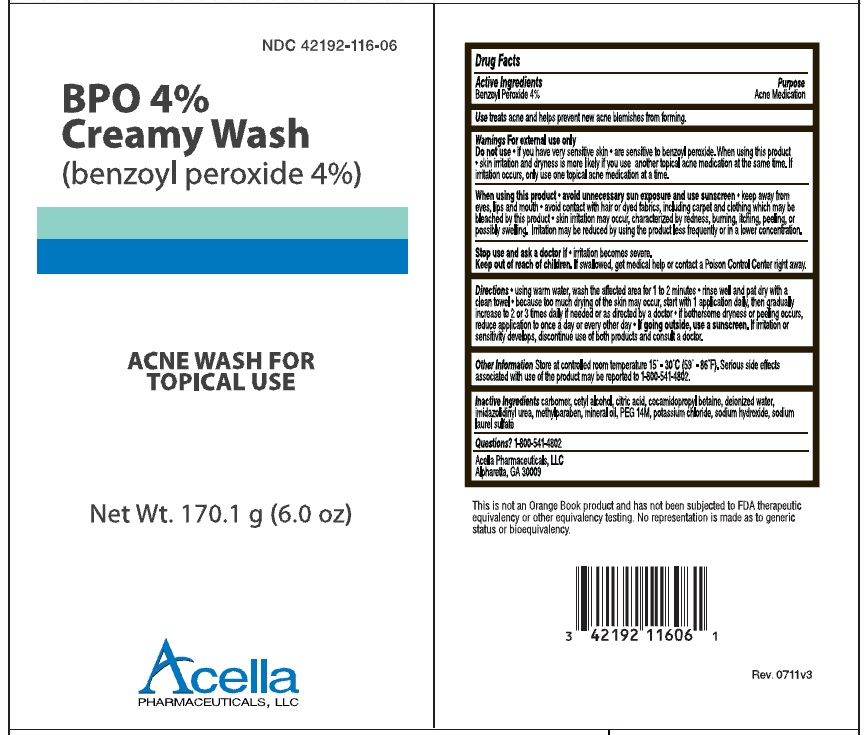 Creamy Wash Label