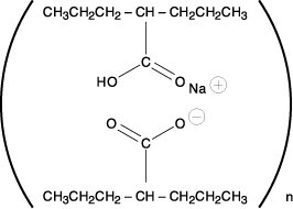 Divalproex Sodium Chemical Structure