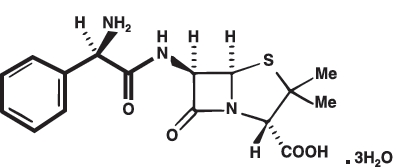 Ampicillin  Trihydrate Chemical Structure