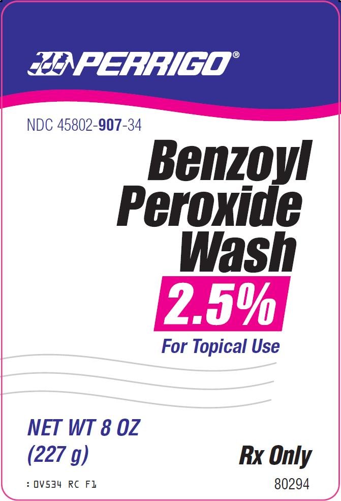 Benzoyl Peroxide Wash 2.5% Front Label
