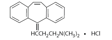 Structural Formula of Cyclobenzaprine HCl