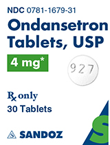 Ondansetron 4 mg Label