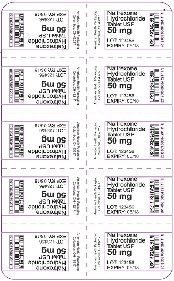 50 mg Natrexone Hydrochloride Tablet Blister