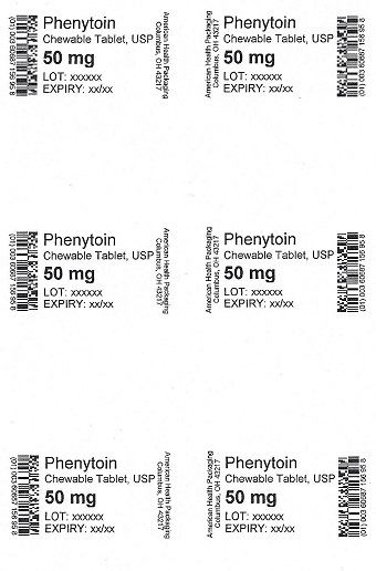 50 mg Phenytoin Chewable Tablet Blister