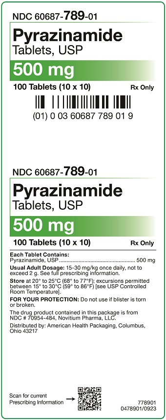500 mg Pyrazinamide Tablets Carton