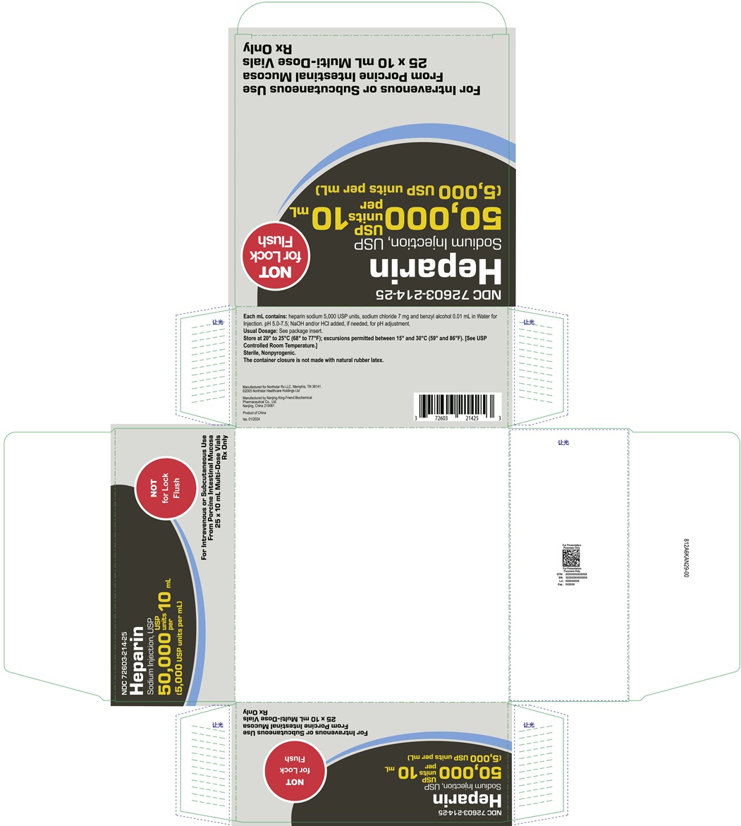 Principal Display Panel – Heparin Sodium Injection, USP 50,000 USP units per 10 mL Carton