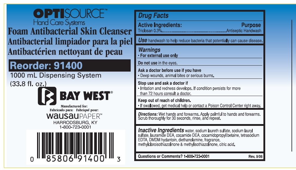 Optisource Foam Antibacterial Skin Cleanser