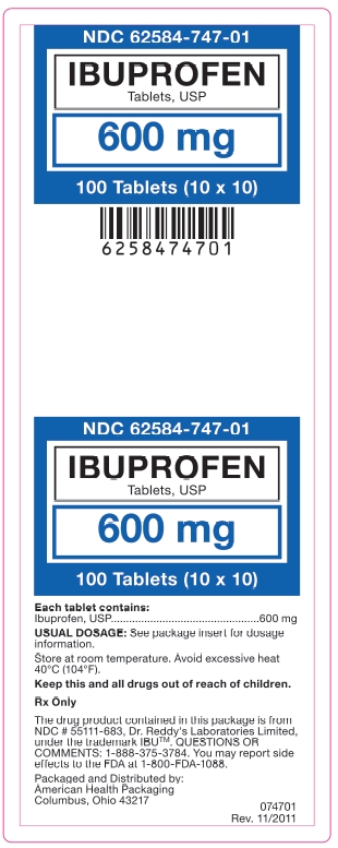 Ibuprofen 600 mg label