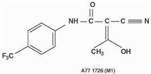 Metabolite Chemical Structure-Leflunomide