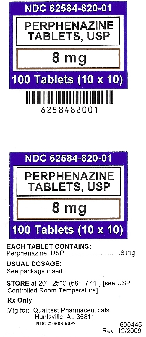 Perphenazine 8mg label