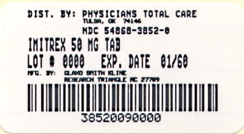 Imitrex Tablet Label 50 mg