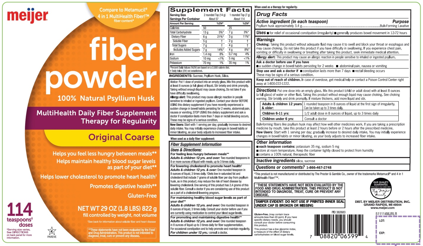 meijer fiber powder original coarse