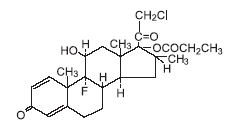 Clobetasol Propionate Structural Formula