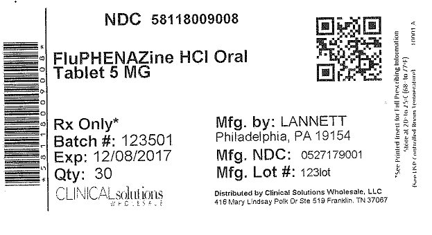 Fluphenazine 5mg tablet 30ct blister card