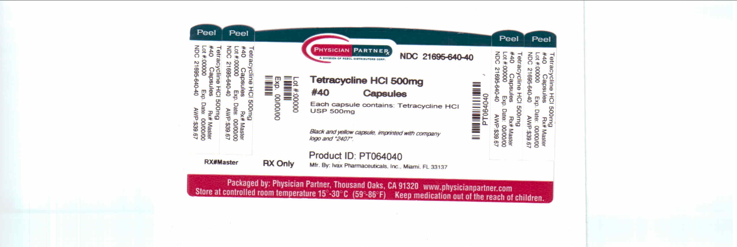 Tetracycline HCl 500mg