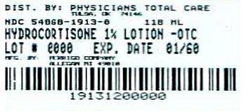 Hydrocortisone Lotion 1% Label