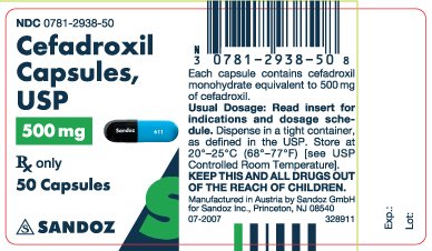 Cefadroxil 500 mg Label