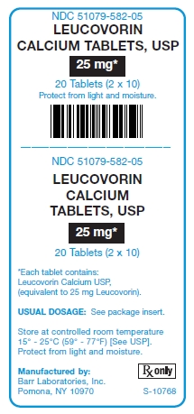 Leucovorin Calcium 25 mg Tablets