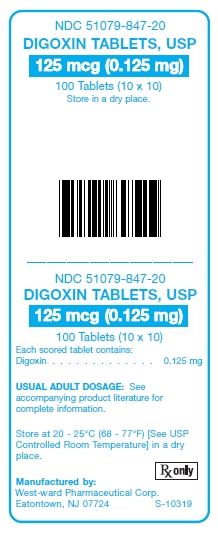 Digoxin 125 mcg (0.125 mg) Tablets