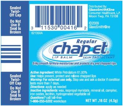 Chap Et Regular Label