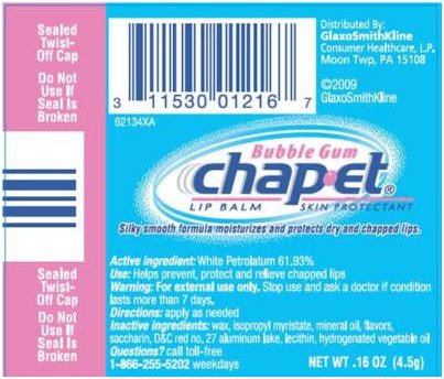 Chap Et Bubble Gum Label