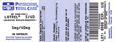 image of 5 mg/40 mg package label