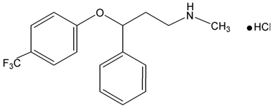 Fluoxetine Hydrochloride Structural Formula