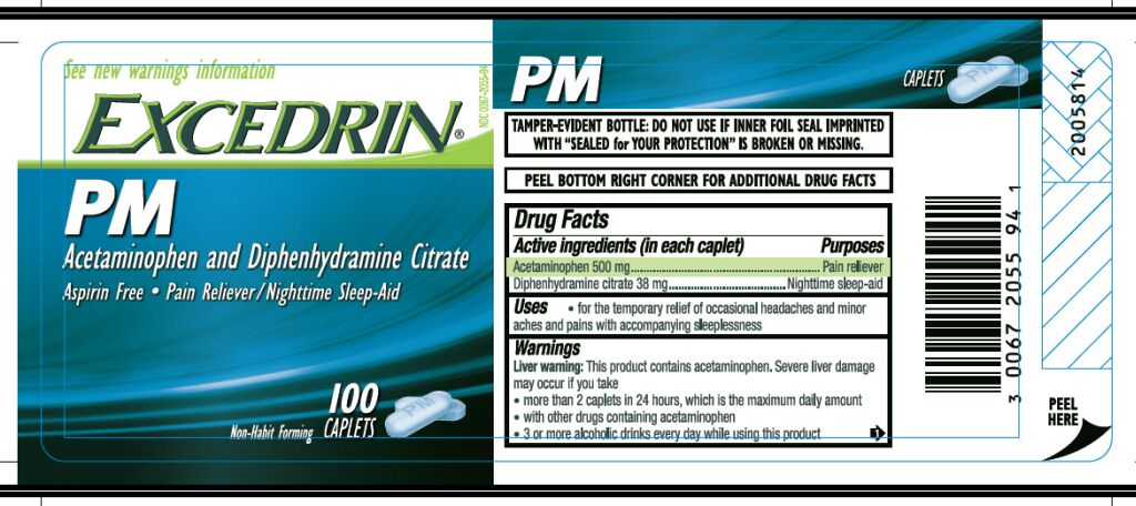 Excedrin Out of Carton Label