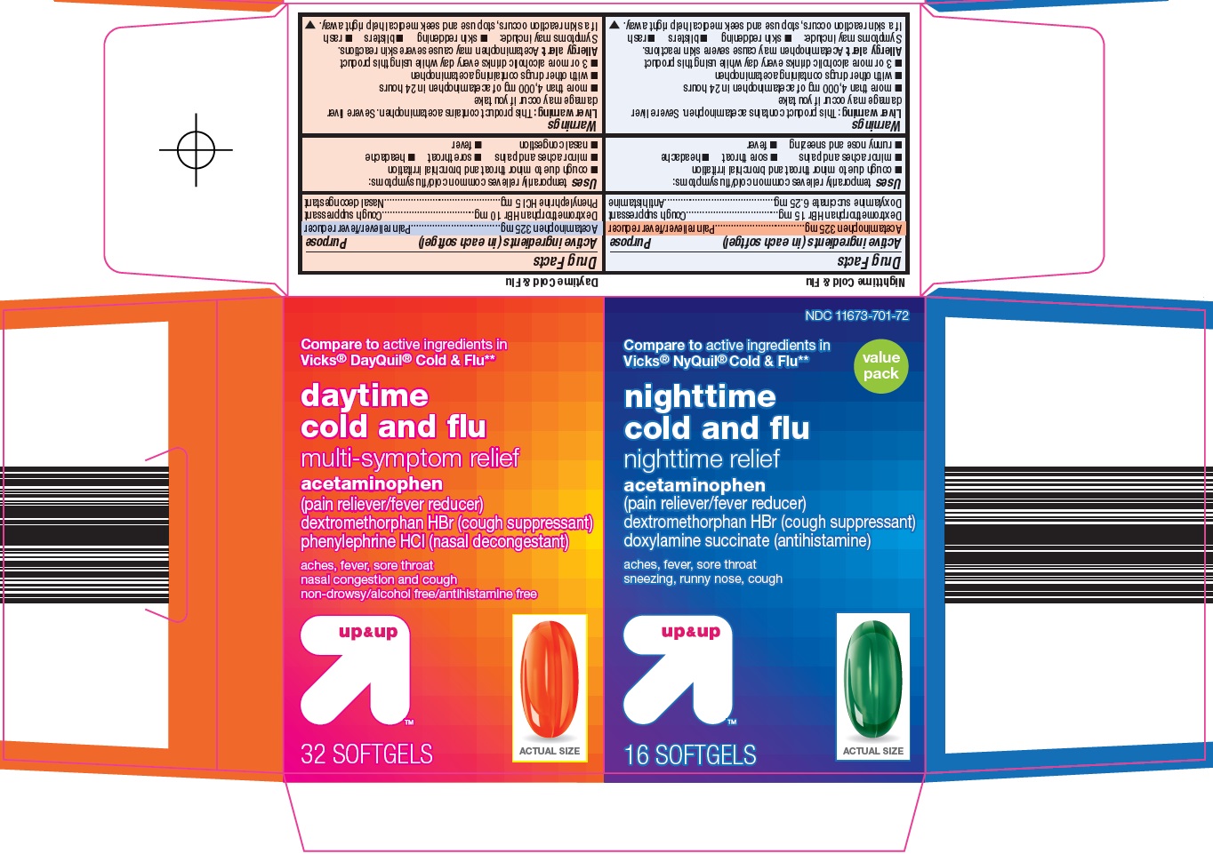 daytime nighttime cold and flu carton image 1