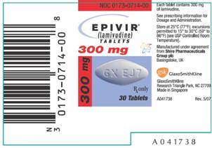 Epivir 300mg Tablet Label