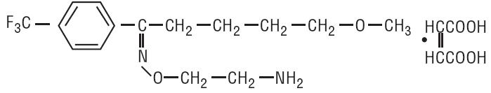Fluvoxamine Maleate Tablets Chemical Formula