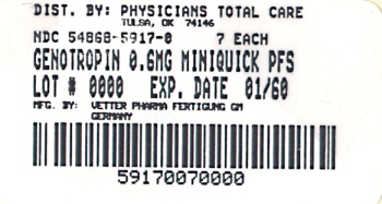 image of 0.6 mg MiniQuick package label